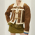 blouson cuir suédé fourrure femme
