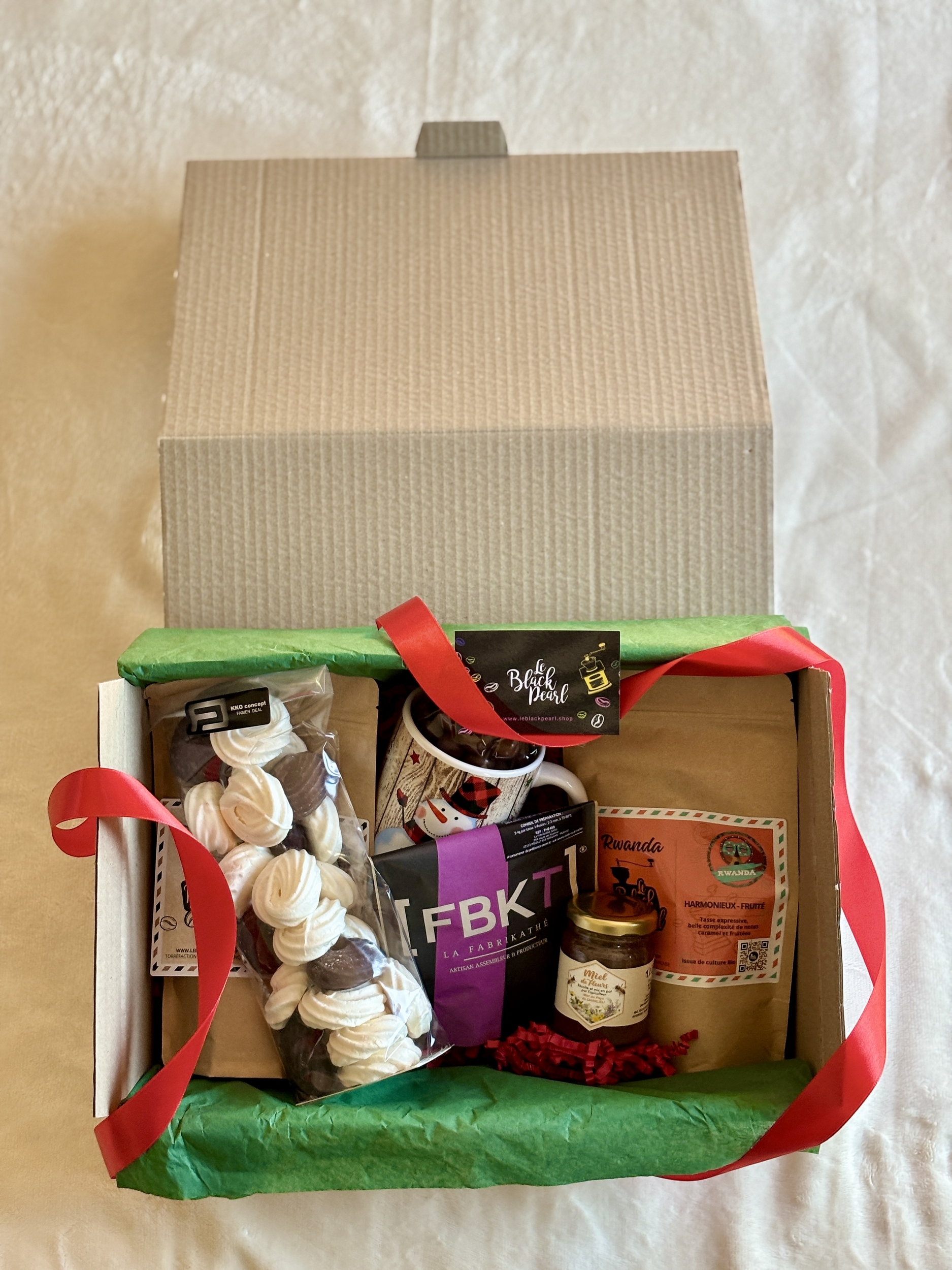 Grand coffret noel-2025-Café origine sélection-Le Black pearl Torrefaction-Roanne