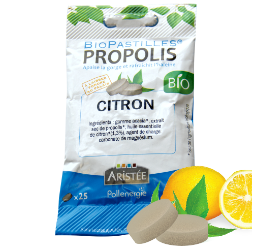 biopastille propolis citron