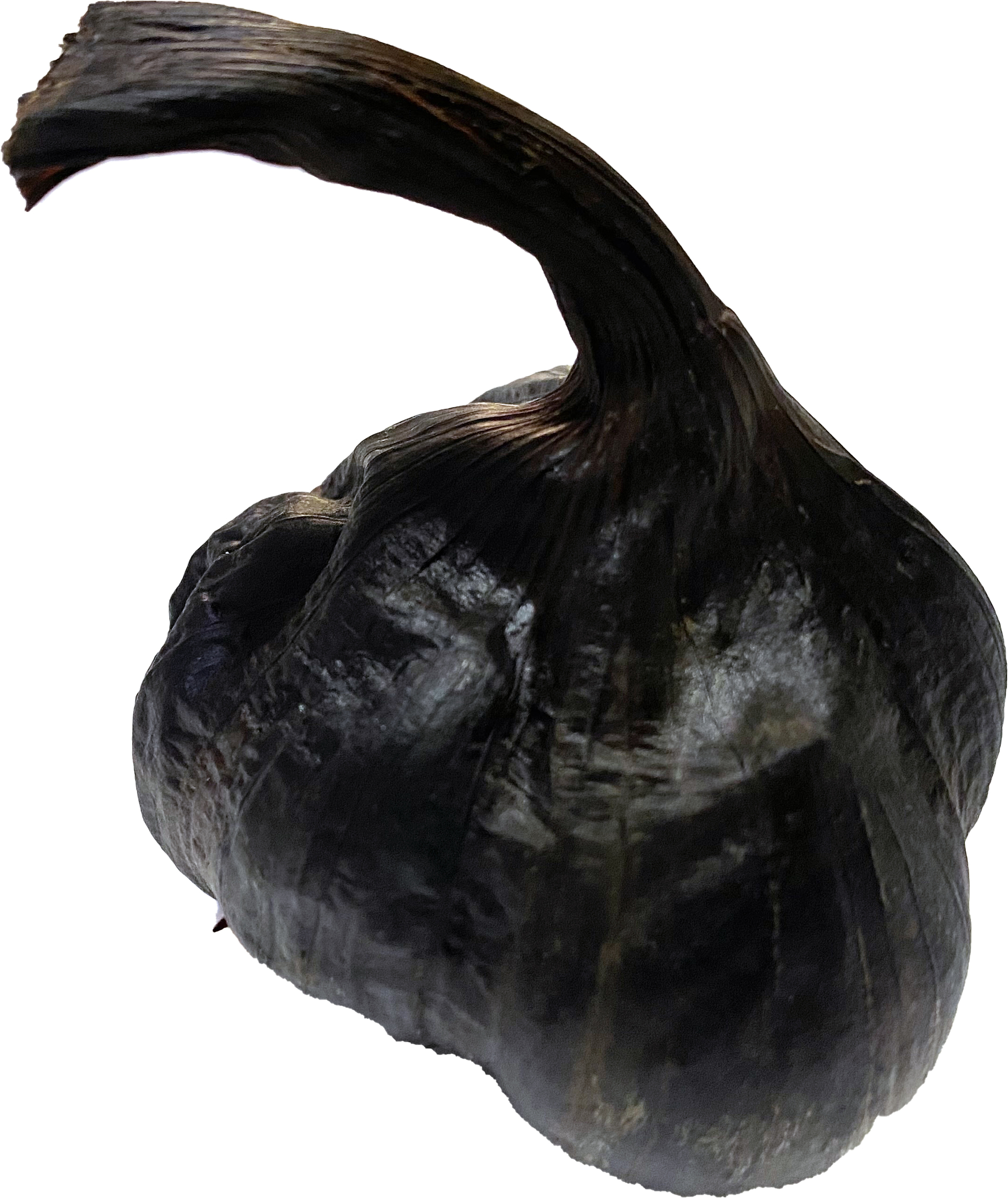 tete d ail noir francais - french black garlic