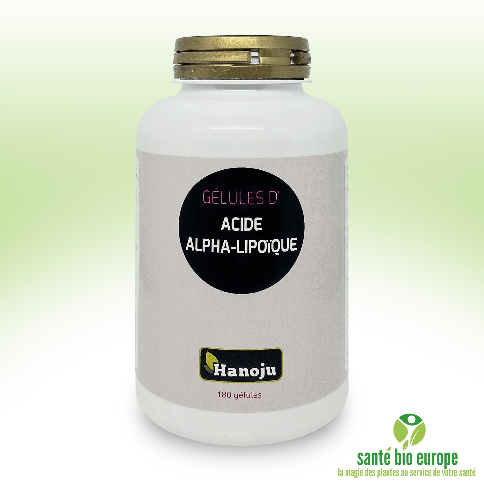 Alpha-Lipoic Acid 180 capsules front