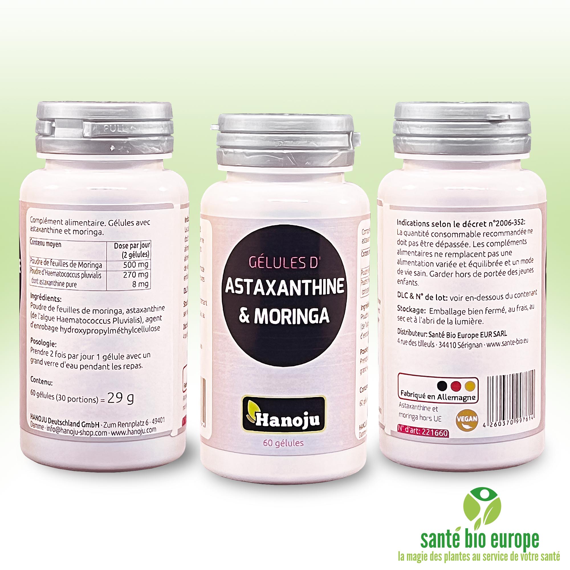 Astaxanthine &amp; Moringa (60 gélules) all sides
