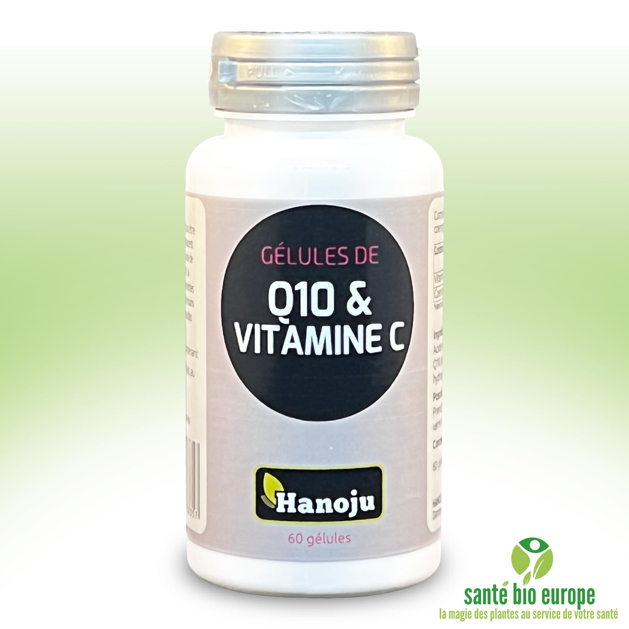 Q10 &amp; Vitamine C (60 gélules) front