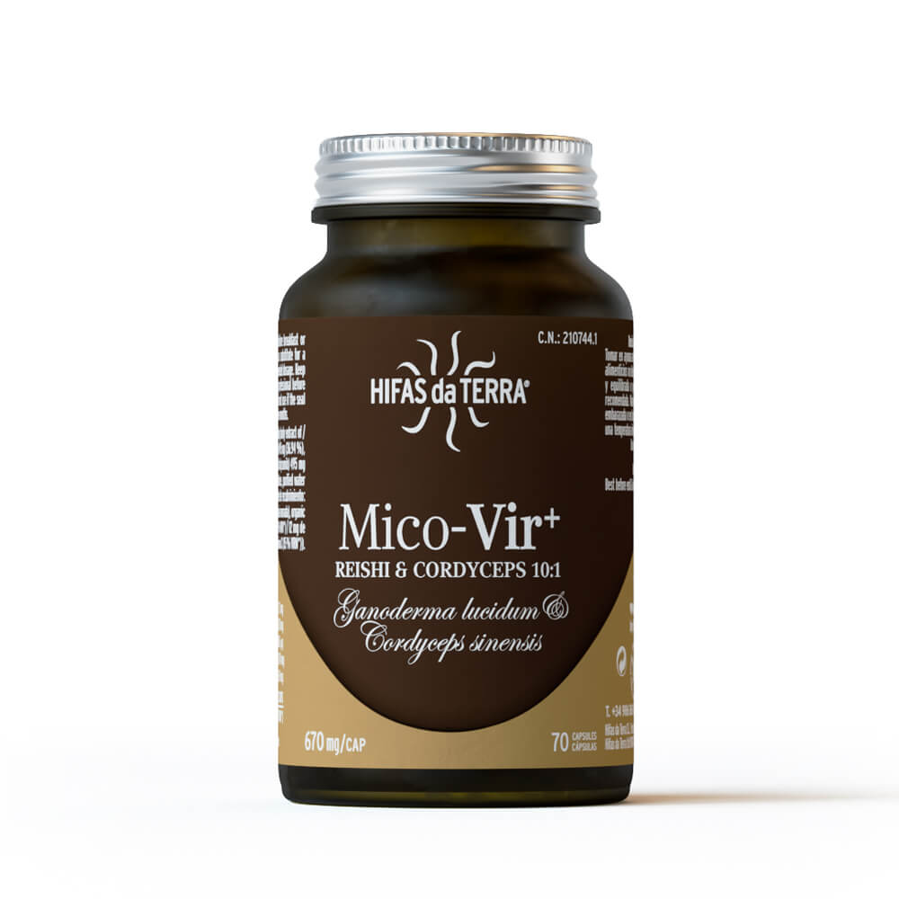 Mico Vir+ - Extraits de Reishi et Cordyceps - 70 gélules