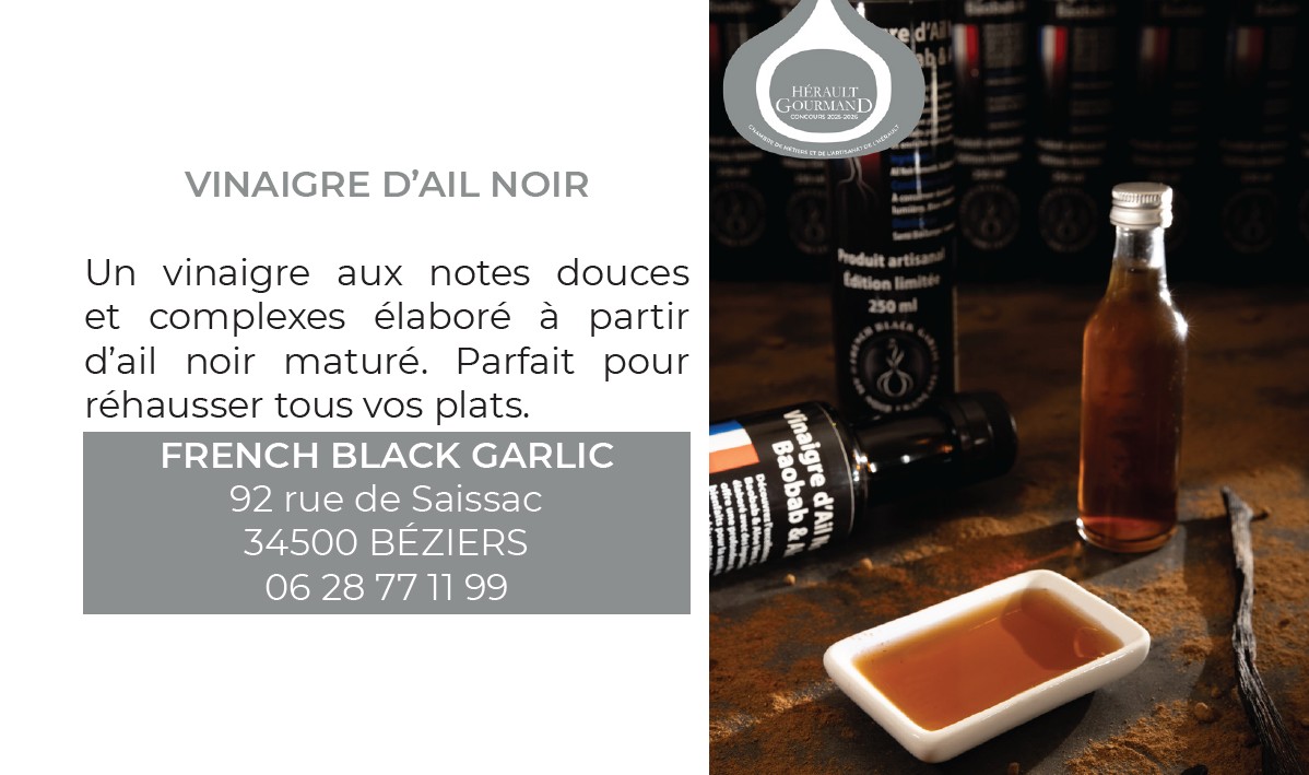 Médaille dargent vinaigre dail noir livre 2025