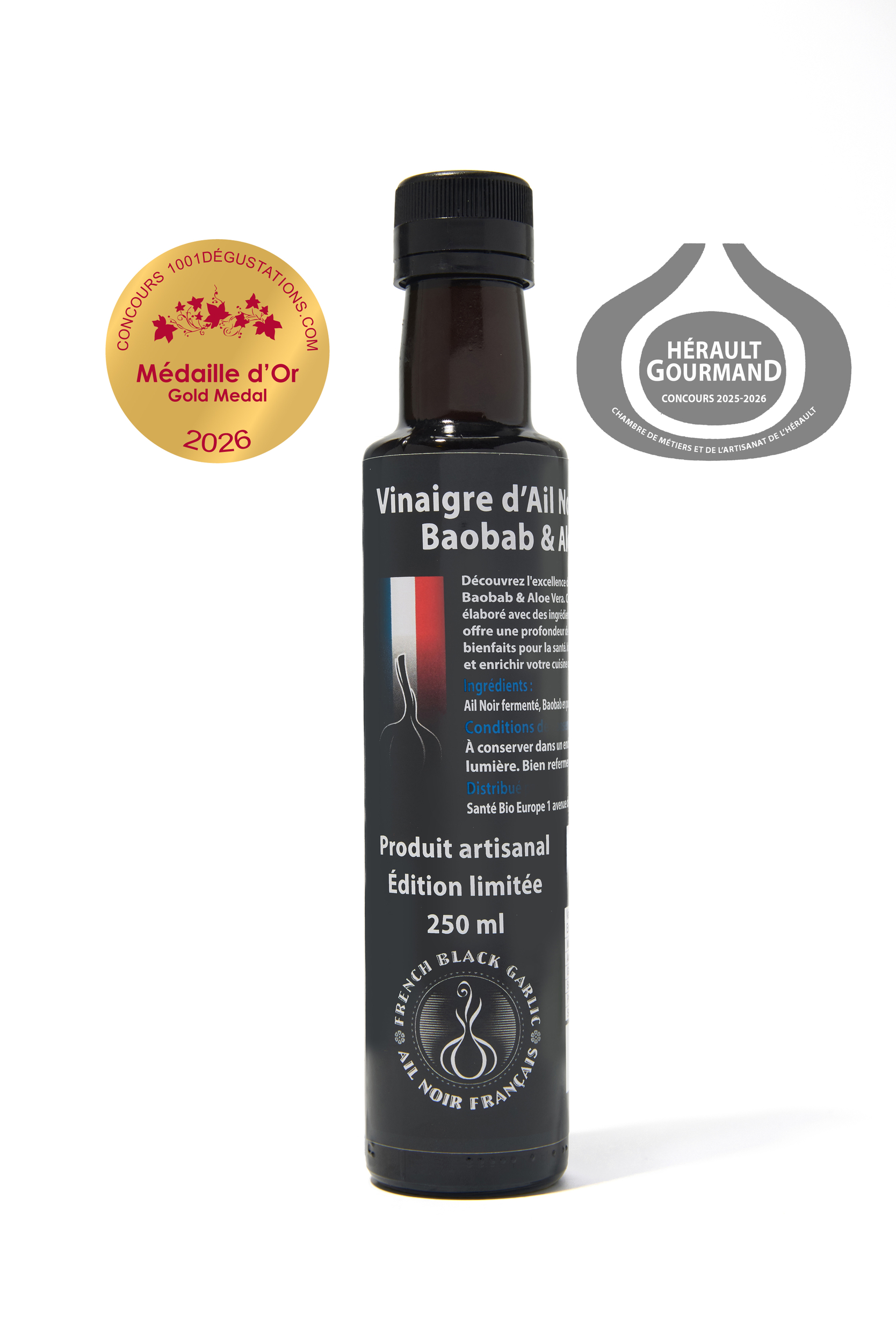 vinaigre d ail noir medaille