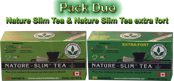 Pack duo - Nature Slim Tea régulière & NST extra forte