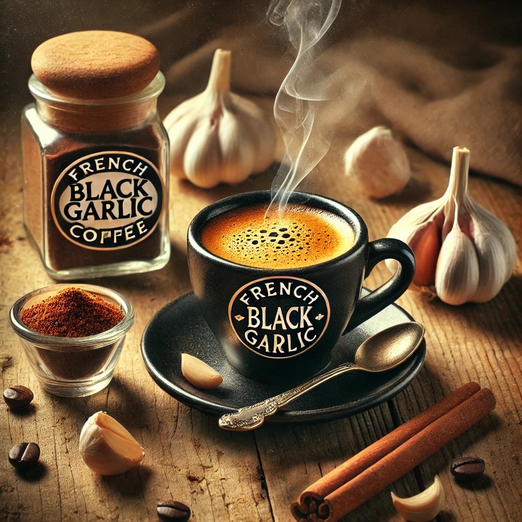 cafe a l ail noir francais de french black garlic sante bio europe