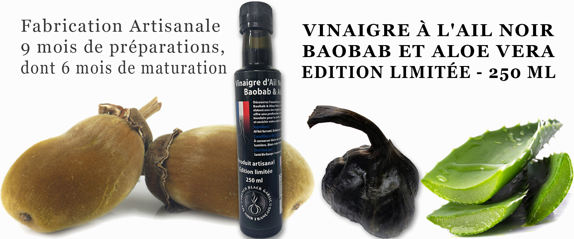 Ail Noir Français - French Black Garlic