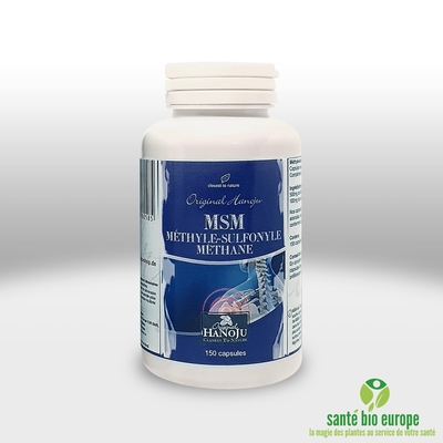 MSM - Soufre Organique -  500 mg - 150 gélules