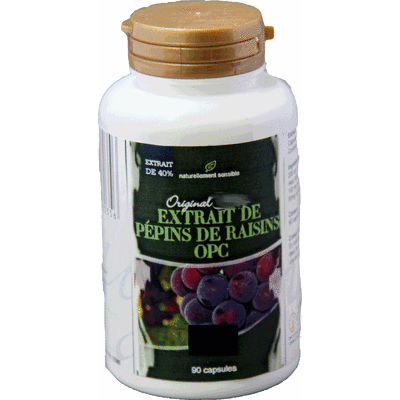 OPC de pépins de raisin (extrait) - 90 gélules - 500 mg