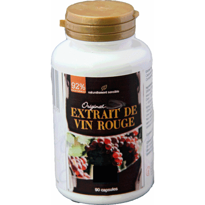 Vin Rouge (extrait) - 90 Gélules - 350 mg