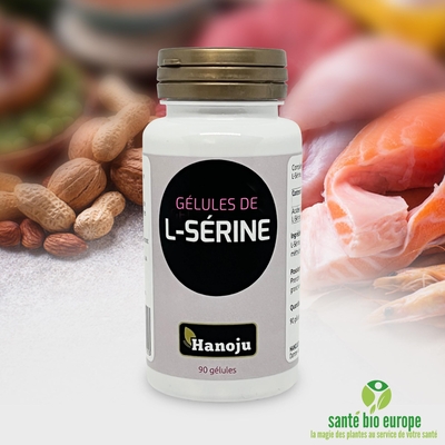 L-sérine - 90 capsules - 600 mg