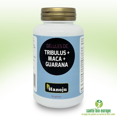 Maca + Tribulus + Guarana - 500 mg - 90 gélules