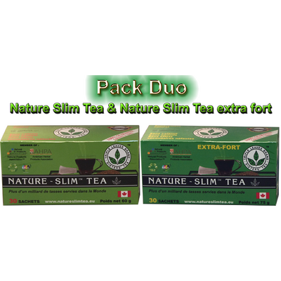 Pack duo - Nature Slim Tea régulière & NST extra forte