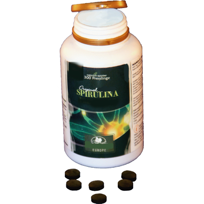 Spiruline premium (Spirulina platensis) 300 comprimés - 400 mg