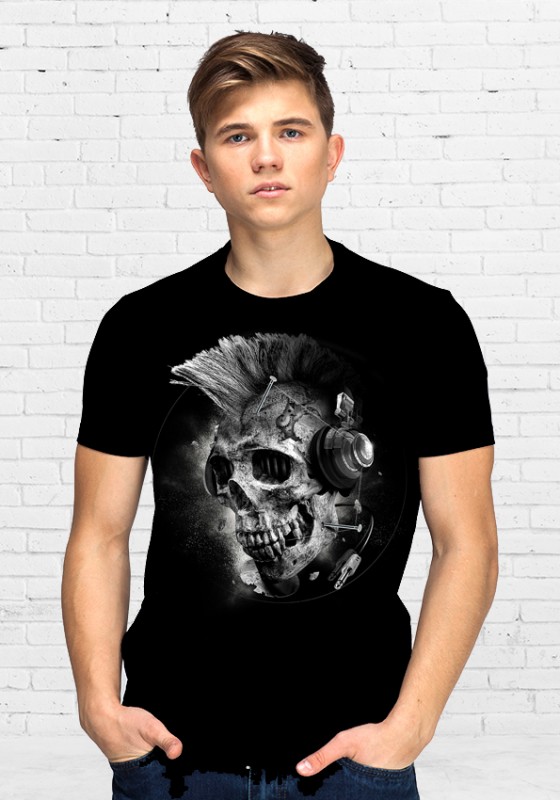t-shirt-homme-skull