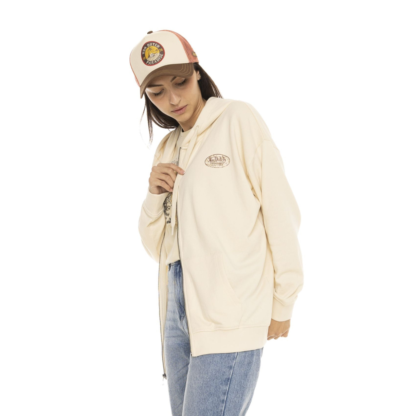 Sweat-zipp--capuche-Von Dutch