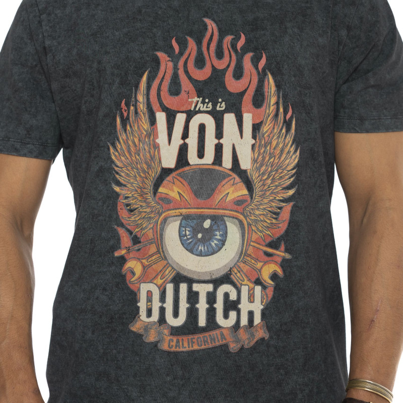 T-shirt Von Dutch acid-wash-Fly Zoom