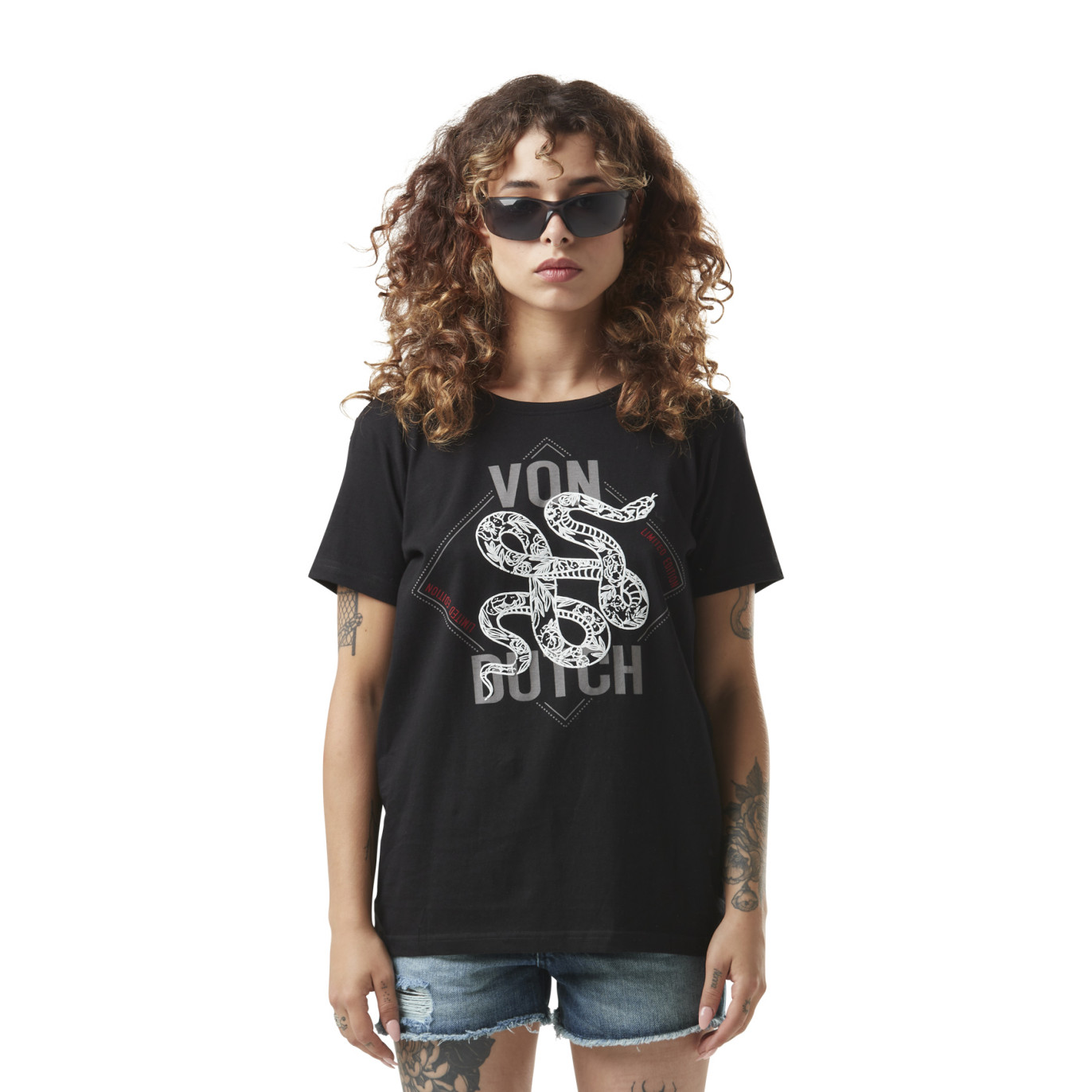 T-shirt Von Dutch Femme Snake