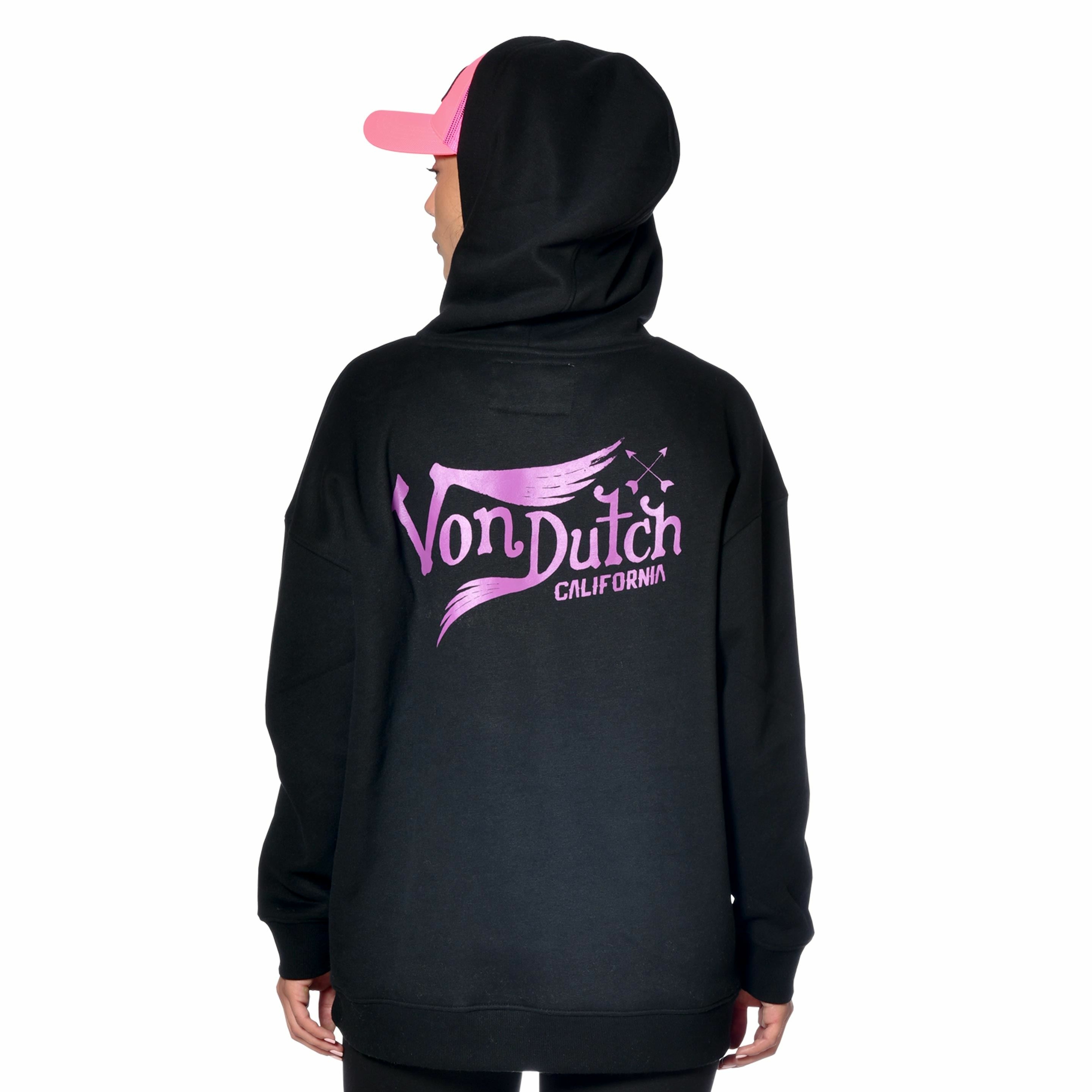 Sweat femme von dutch noir dos