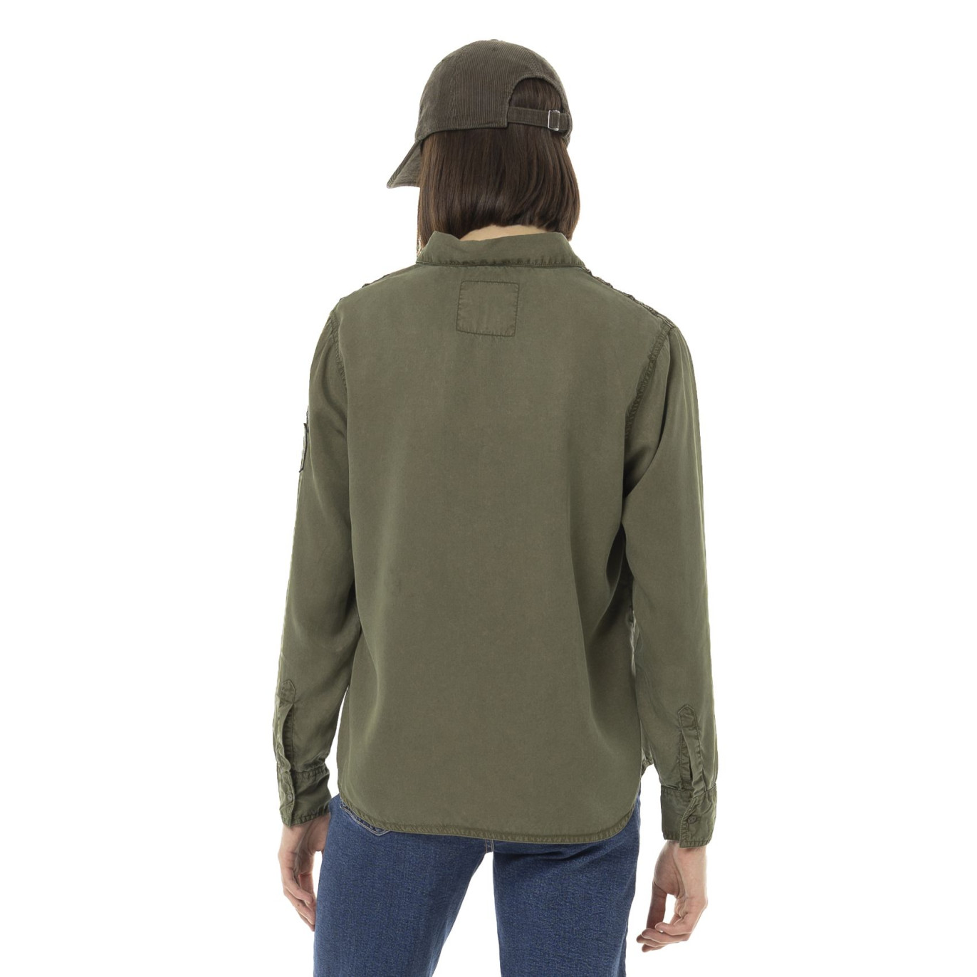 Chemise-femme-von dutch flag dos