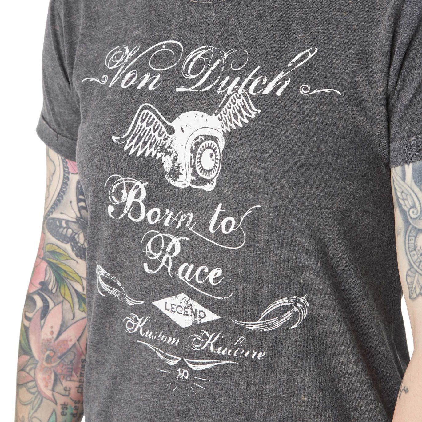 T-shirt-von dutch Ride zoom face