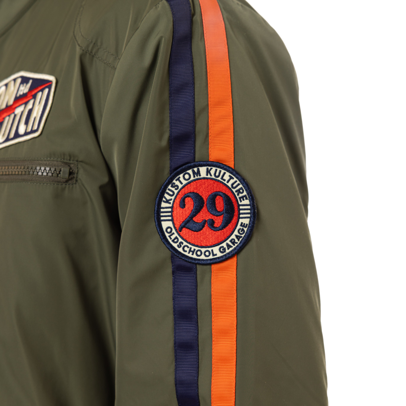 Blouson Kaki von dutch Oil zoom coté