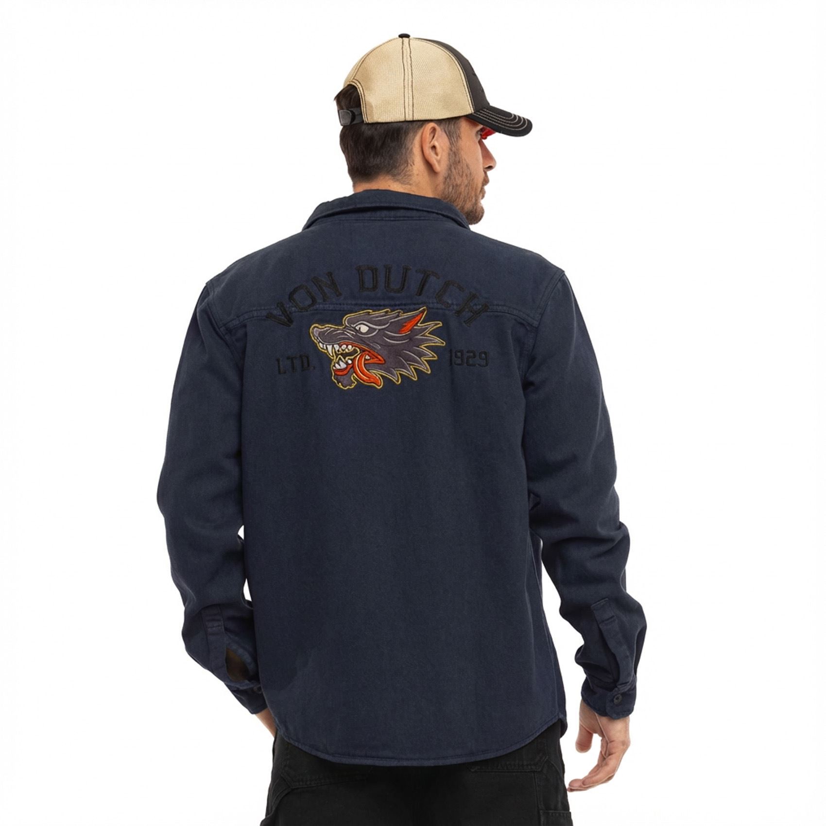 Surchemise von dutch wall bleue dos