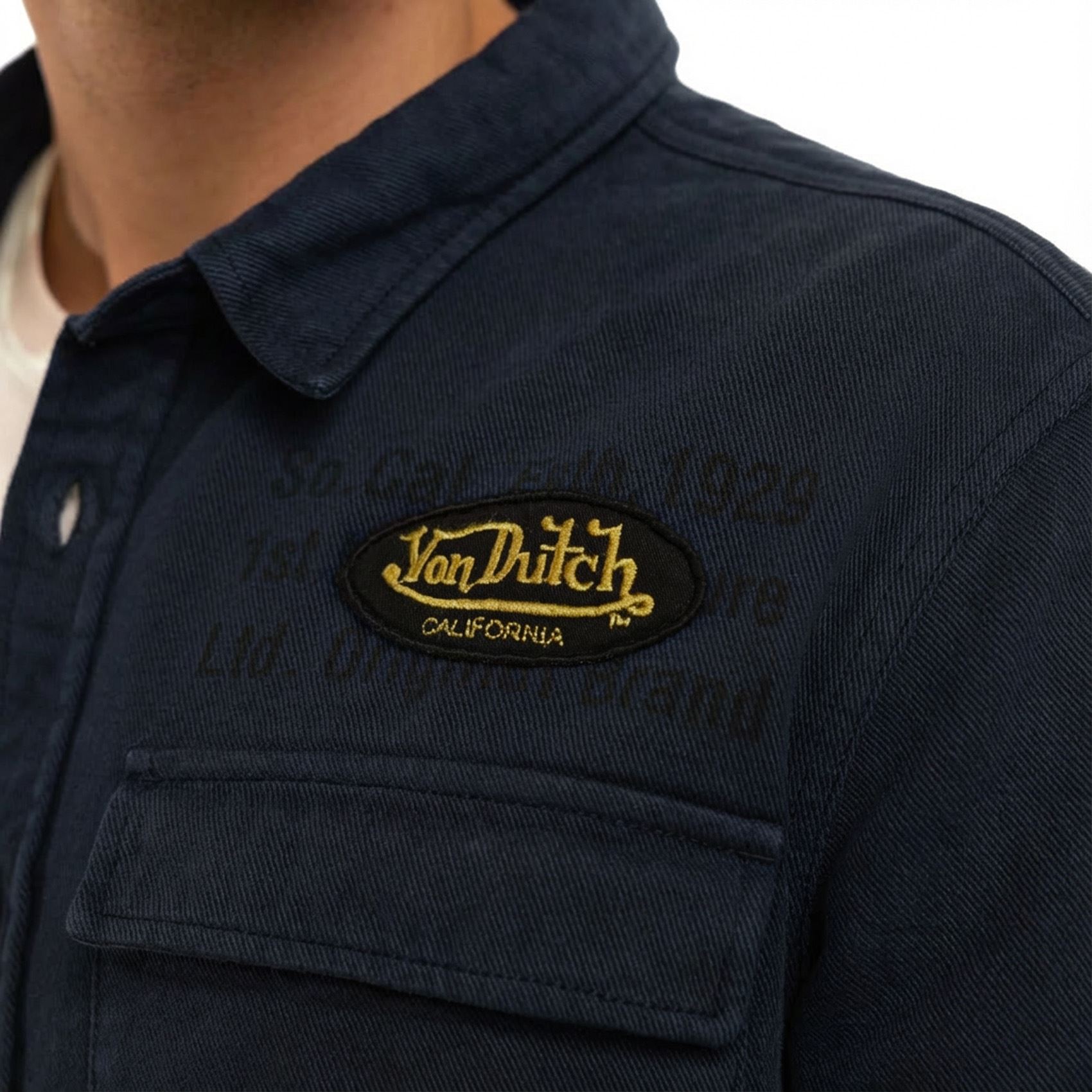 Surchemise von dutch wall bleue zoom face