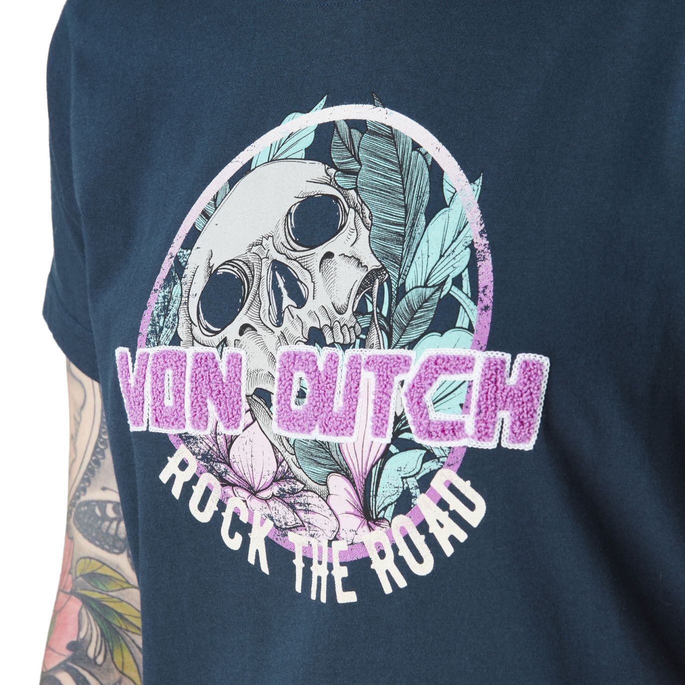 T-shirt-von dutch fleu zoom face