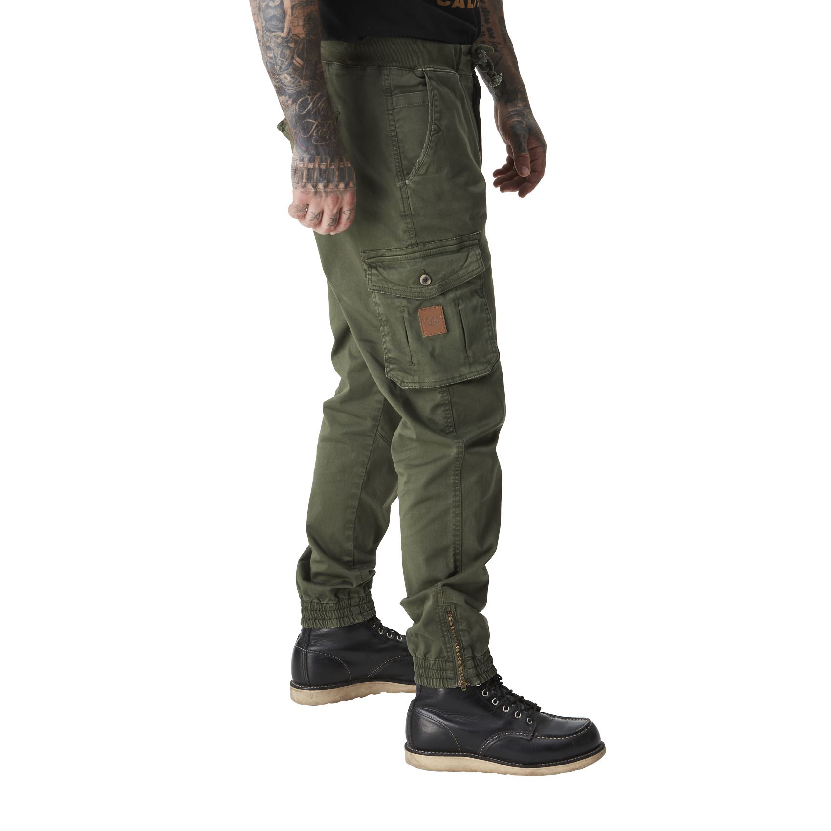 Pantalon Cargo Von Dutch mick kaki coté dr