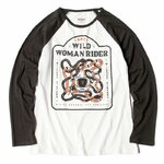 Baseball Tee Wild Woman Rider Wildust 3
