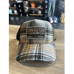 Casquette VD Carreaux Gris beige