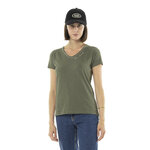 T-shirt-femme-Tulle-von dutch kaki
