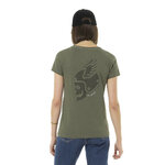 T-shirt-femme-Tulle-von dutch kaki dos