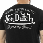 T-shirt Noir Eye Von Dutch Dos Zoom