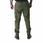 Pantalon cargo von dutch mick kaki dos