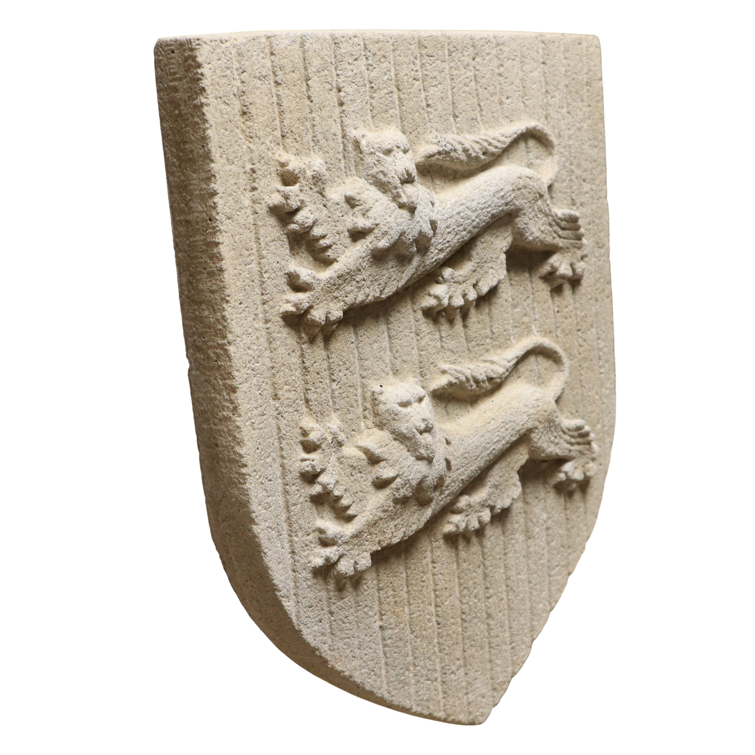 blason de Normandie en pierre (2)