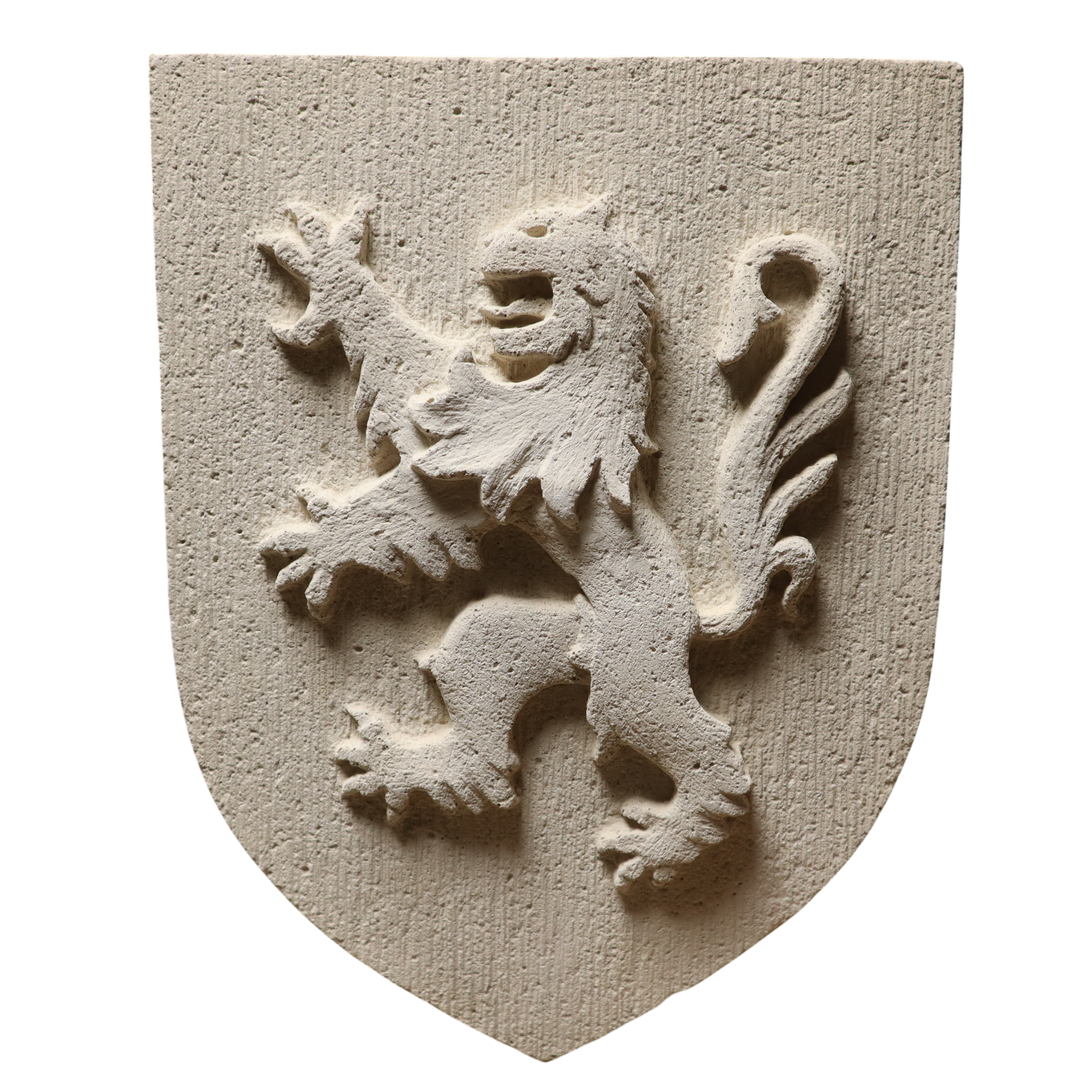 blason lion ou flandre en pierre reconstituée (2)