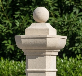 Pilier de portail en pierre REGENCE (4)