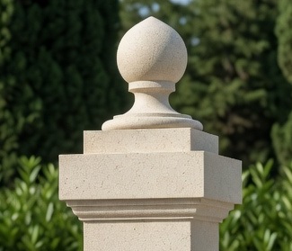 Pilier de portail en pierre CHEMERY (4)
