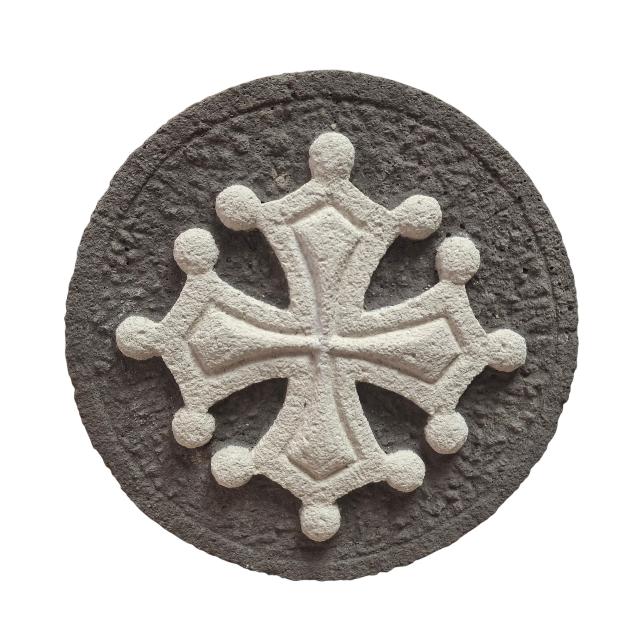 croix occitane 20 cm en pierre en 2 couleurs (3)