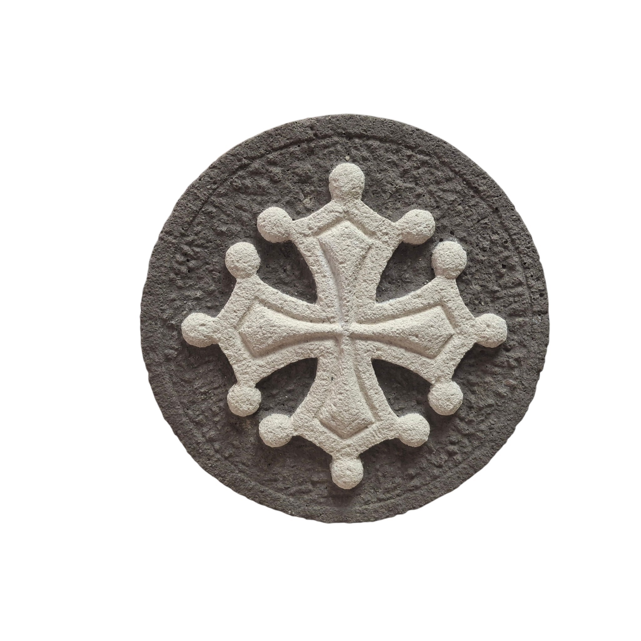 croix occitane 20 cm en pierre en 2 couleurs (5)