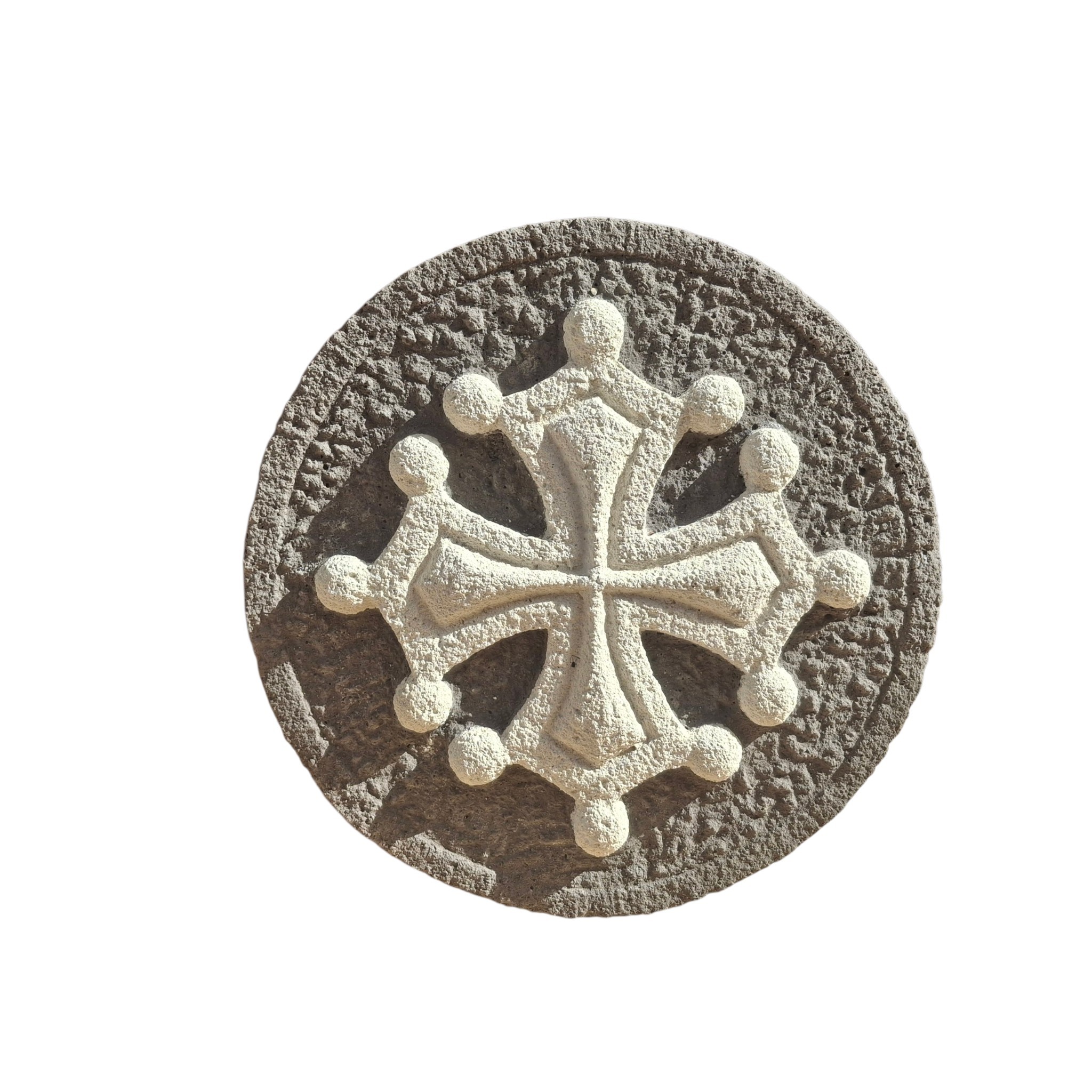 croix occitane 20 cm en pierre en 2 couleurs (8)