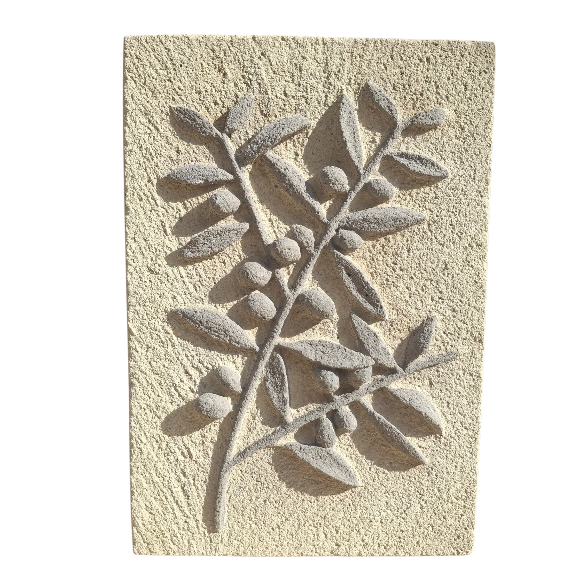 branche dolivier sculpture 2 couleurs fond ton pierre (3)