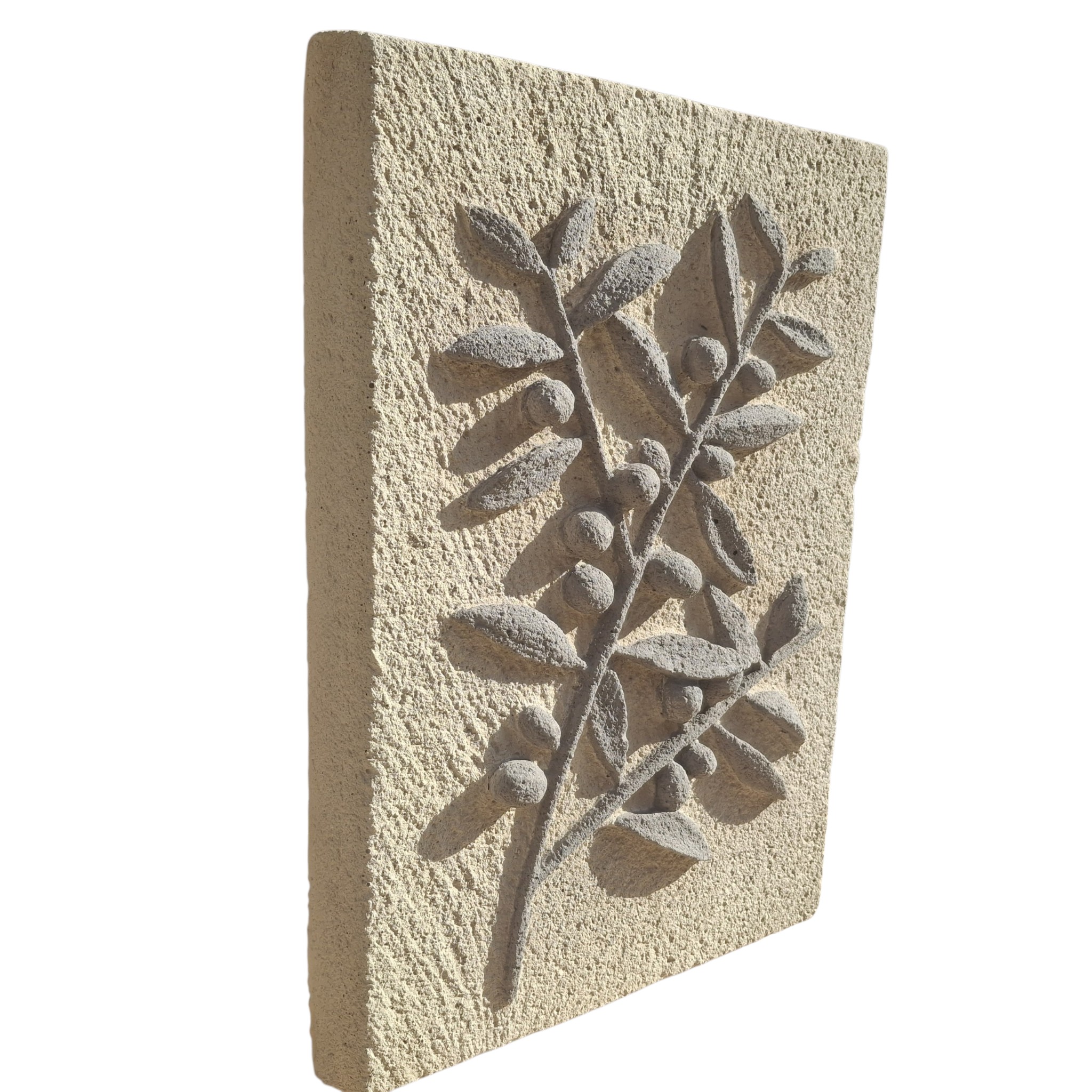 branche dolivier sculpture 2 couleurs fond ton pierre (6)