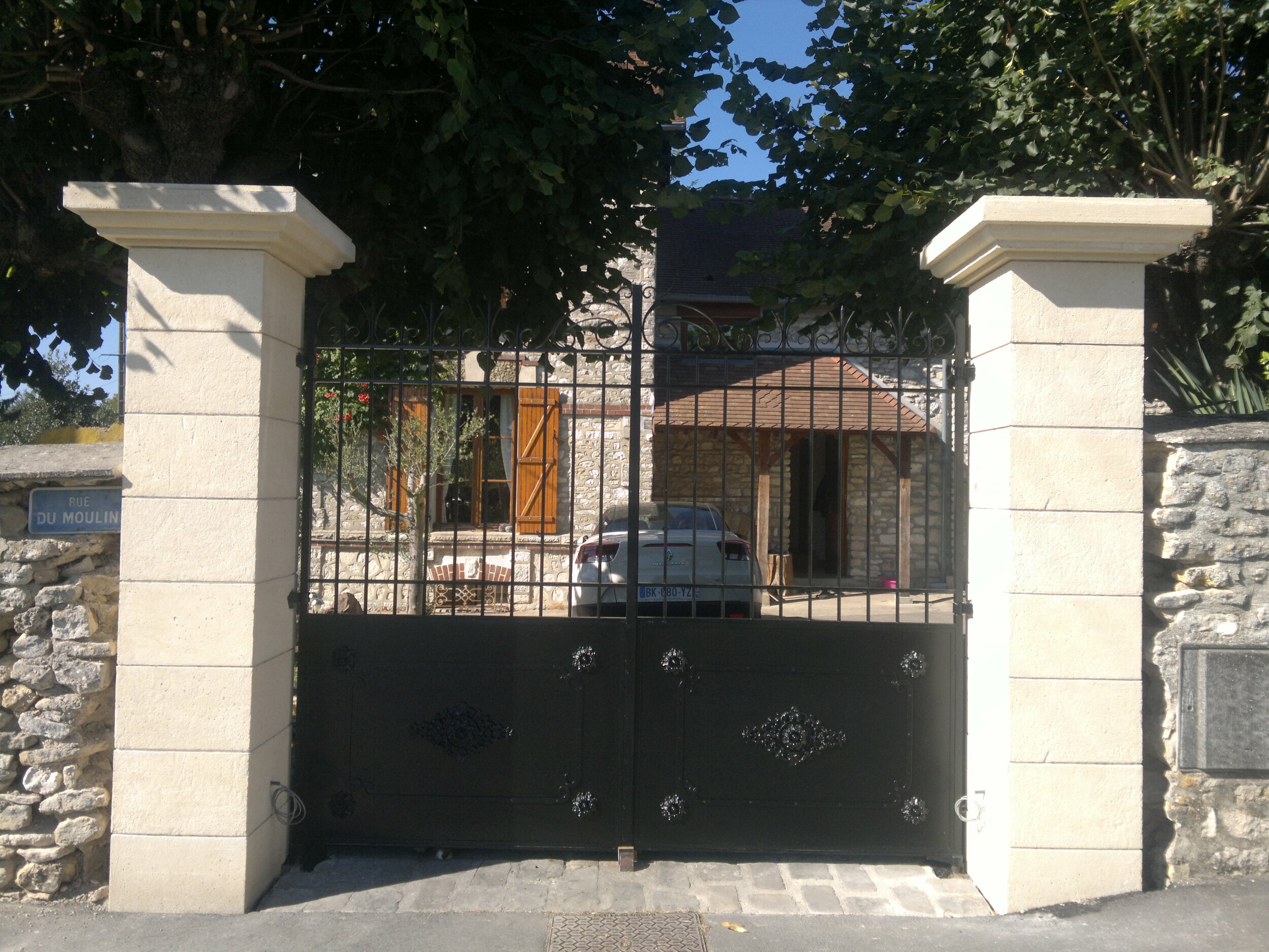 piliers de portail en pierre 1 1
