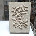 Sculpture branche dolivier Ton pierre (1)
