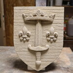 Blason jeanne darc en pierre ton pierre (2)